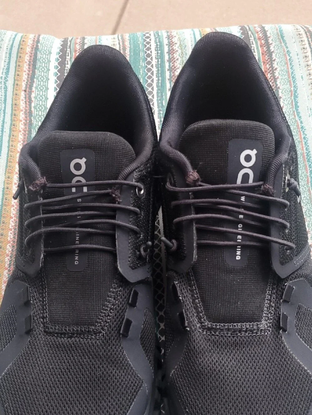 On Cloud Black Women's Athletic Sneakers